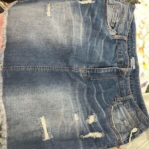 Mossimo Supply Co. Blue Denim Skirt